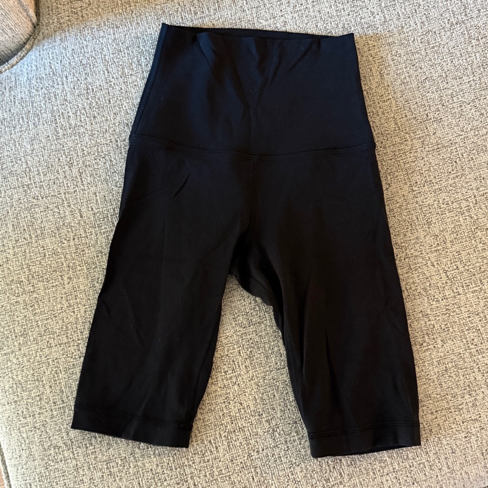 Lululemon align Black High-Waisted Biker Shorts